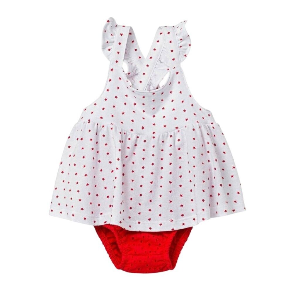 Infant Girls Ruffle Strap Top & Bloomers 2-Piece Set Newborn NB